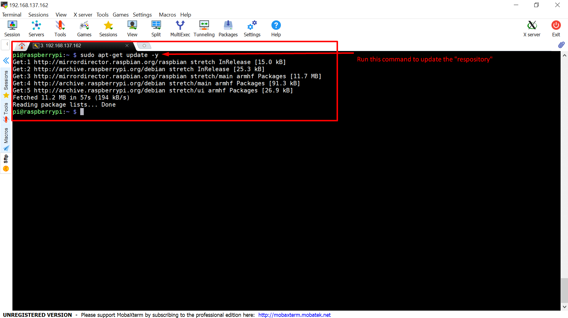 raspberry pi opendns updater