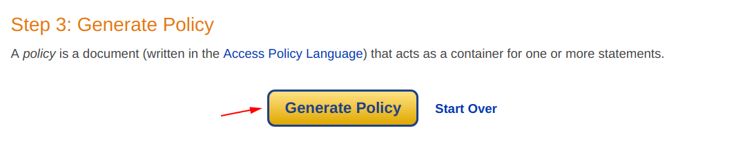 Generate Policy