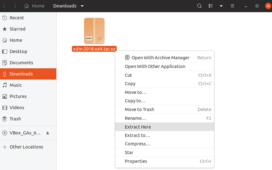 ubuntu install tar xz